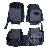 KIA Picanto 2019-24 9D Custom Floor Mats Premium Black 3 Pcs Set